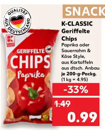 Kaufland K-CLASSIC Chips Angebot