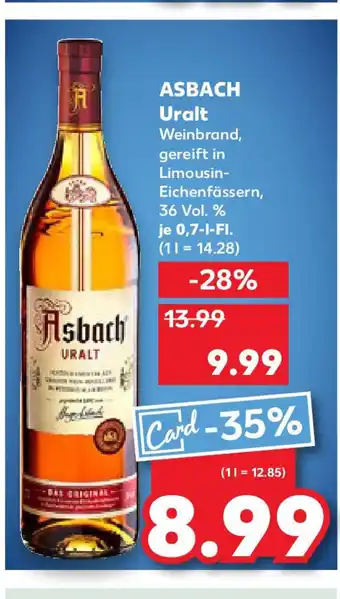Kaufland Asbach URALT Angebot