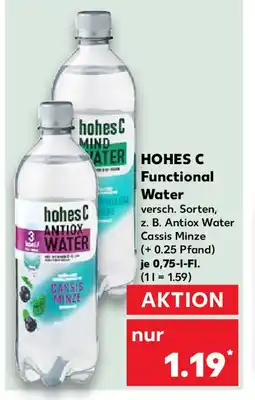 Kaufland hohes C Functional Water Angebot