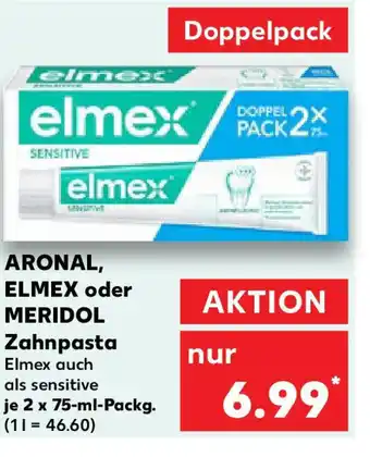 Kaufland ARONAL, ELMEX oder MERIDOL Zahnpasta Angebot