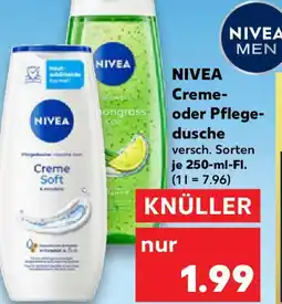 Kaufland NIVEA Creme- oder Pflege- dusche Angebot