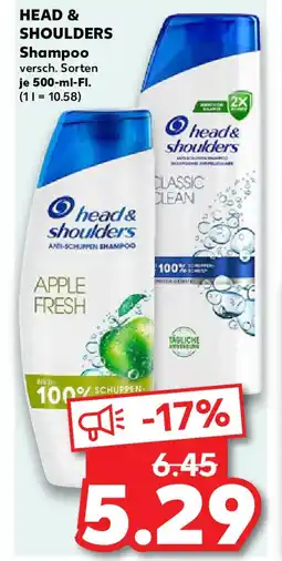 Kaufland HEAD & SHOULDERS Shampoo Angebot