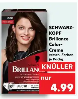 Kaufland SCHWARZ- KOPF Brillance Color- Creme Angebot