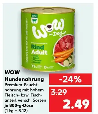 Kaufland WOW Hundenahrung Angebot