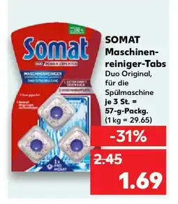 Kaufland Somat Maschinen- reiniger-Tabs Angebot