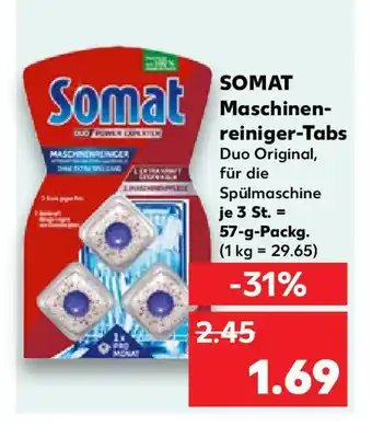 Kaufland Somat Maschinen- reiniger-Tabs Angebot