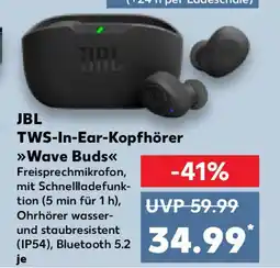 Kaufland JBL TWS-In-Ear-Kopfhörer >>Wave Buds Angebot