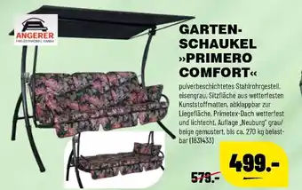 Leitermann Baumarkt Gartenschaukel Primero Comfort Angebot