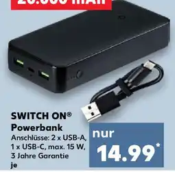Kaufland SWITCH ONⓇ Powerbank Angebot