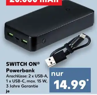 Kaufland SWITCH ONⓇ Powerbank Angebot