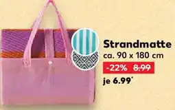 Kaufland Strandmatte Angebot