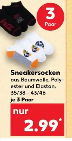 Kaufland Sneakersocken Angebot