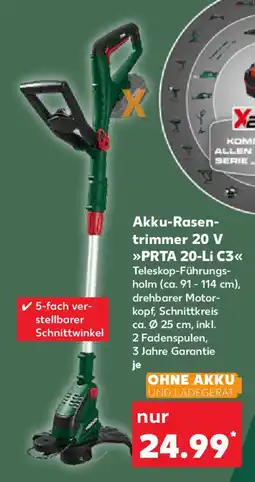 Kaufland Akku-Rasen- trimmer 20 V >>PRTA 20-Li C3 Angebot