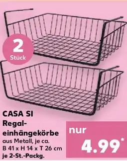 Kaufland CASA SI Regal- einhängekörbe Angebot