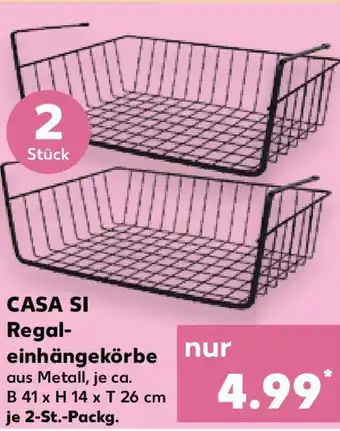 Kaufland CASA SI Regal- einhängekörbe Angebot