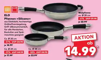 Kaufland ELO Pfannen >>Silicano< Angebot