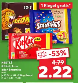 Kaufland NESTLÉ KitKat, Lion oder Smarties Angebot