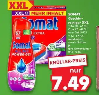 Kaufland SOMAT Geschirr- reiniger XXL Angebot