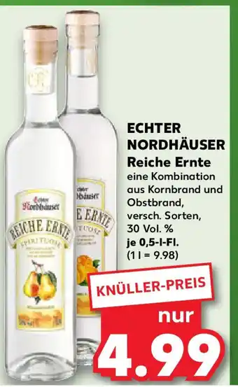 Kaufland ECHTER NORDHÄUSER Reiche Ernte Angebot