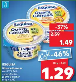 Kaufland EXQUISA Quark Genuss Angebot