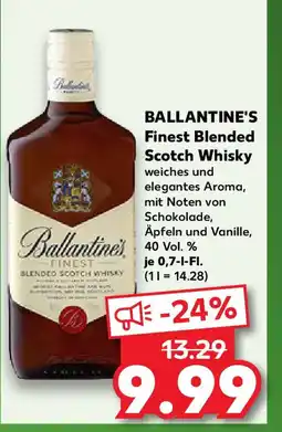 Kaufland BALLANTINE'S Finest Blended Scotch Whisky Angebot