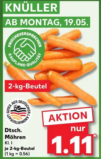 Kaufland Dtsch. Möhren Angebot