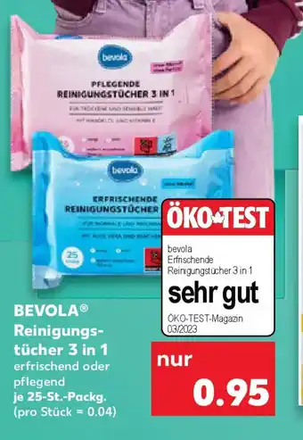 Kaufland BEVOLAⓇ Reinigungs- tücher 3 in 1 Angebot