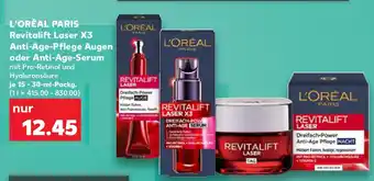 Kaufland L'ORÉAL PARIS Revitalift Laser X3 Anti-Age-Pflege Augen oder Anti-Age-Serum Angebot