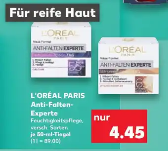 Kaufland L'ORÉAL PARIS Anti-Falten- Experte Angebot
