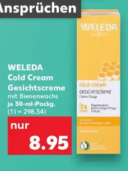 Kaufland WELEDA Cold Cream Gesichtscreme Angebot