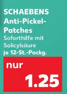 Kaufland SCHAEBENS Anti-Pickel- Patches Angebot