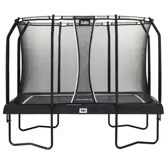 Netto Marken-Discount Salta Premium Black Edition - rechteckig - 214x305cm - Trampoline mit Sicherheitsnetz Angebot
