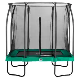 Netto Marken-Discount Salta Trampoline - Comfort Edition - rechteckig - 153 x 214cm - 5x7ft - Schutzrand grün Angebot