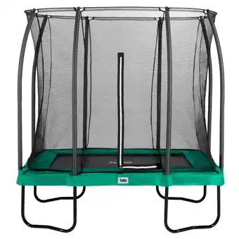 Netto Marken-Discount Salta Trampoline - Comfort Edition - rechteckig - 153 x 214cm - 5x7ft - Schutzrand grün Angebot
