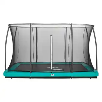 Netto Marken-Discount Salta Trampoline - Comfort Edition Ground- rechteckig - 366 x 244cm - Schutzrand Grün Angebot