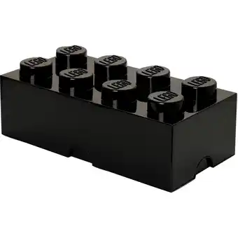Netto Marken-Discount Room Copenhagen Aufbewahrungsbox LEGO Storage Brick 8 schwarz Angebot