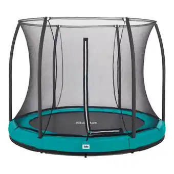 Netto Marken-Discount Salta Trampoline - Comfort Edition Ground - rund - Ø251cm - Schutzrand Grün Angebot