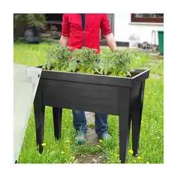 Netto Marken-Discount XXL Hochbeet m. Deckel Gewächshaus Frühbeet Kräuterbeet Treibhaus Pflanzkasten Angebot