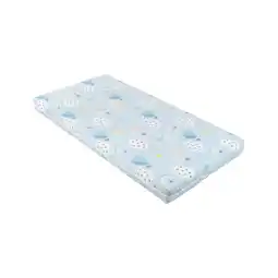 Netto Marken-Discount Kikkaboo Kinderbett Matratze Fantasia Plus 140 x 70 x 8 cm, Bezug abnehmbar blau Angebot