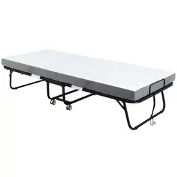 Netto Marken-Discount HOMCOM Klappbett Stahl, Schaumstoff, Gewebe Angebot