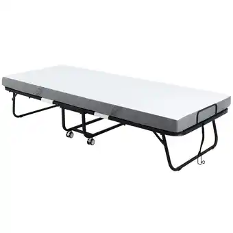 Netto Marken-Discount HOMCOM Klappbett Stahl, Schaumstoff, Gewebe Angebot
