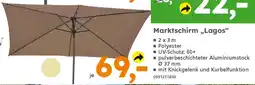 Globus Baumarkt Marktschirm ,,Lagos“ Angebot