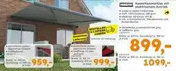 Globus Baumarkt PRIMASTER Kassettenmarkise mit elektrischem Antrieb Angebot