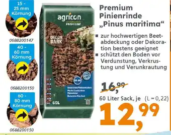 Globus Baumarkt agrícon Premium Pinienrinde „Pinus maritima“ Angebot