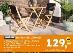 Globus Baumarkt PRIMASTER Balkon-Set „Stresa“ Angebot