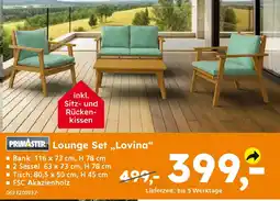 Globus Baumarkt PRIMASTER Lounge Set „Lovina" Angebot