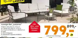 Globus Baumarkt Lounge-Set „Locarno" Angebot