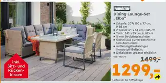 Globus Baumarkt PRIMASTER Dining Lounge-Set „Elba❝ Angebot