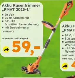 Globus Baumarkt PRIMASTER Akku Rasentrimmer "PMAT 2025-1" Angebot