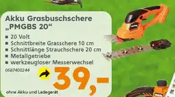 Globus Baumarkt PRIMASTER Akku Grasbuschschere ,,PMGBS 20" Angebot